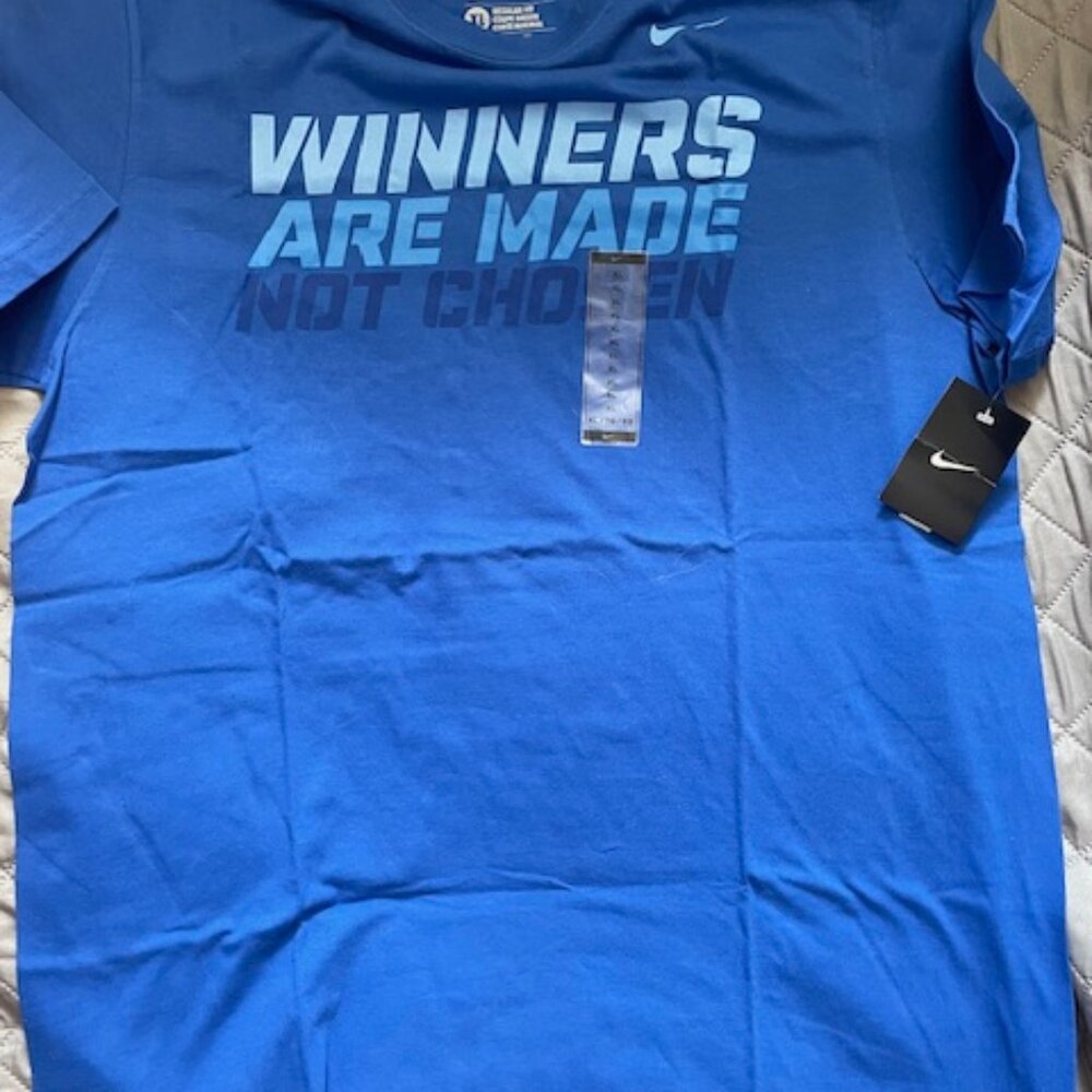 ***NIKE*** Winners are Made Royal blue tee
